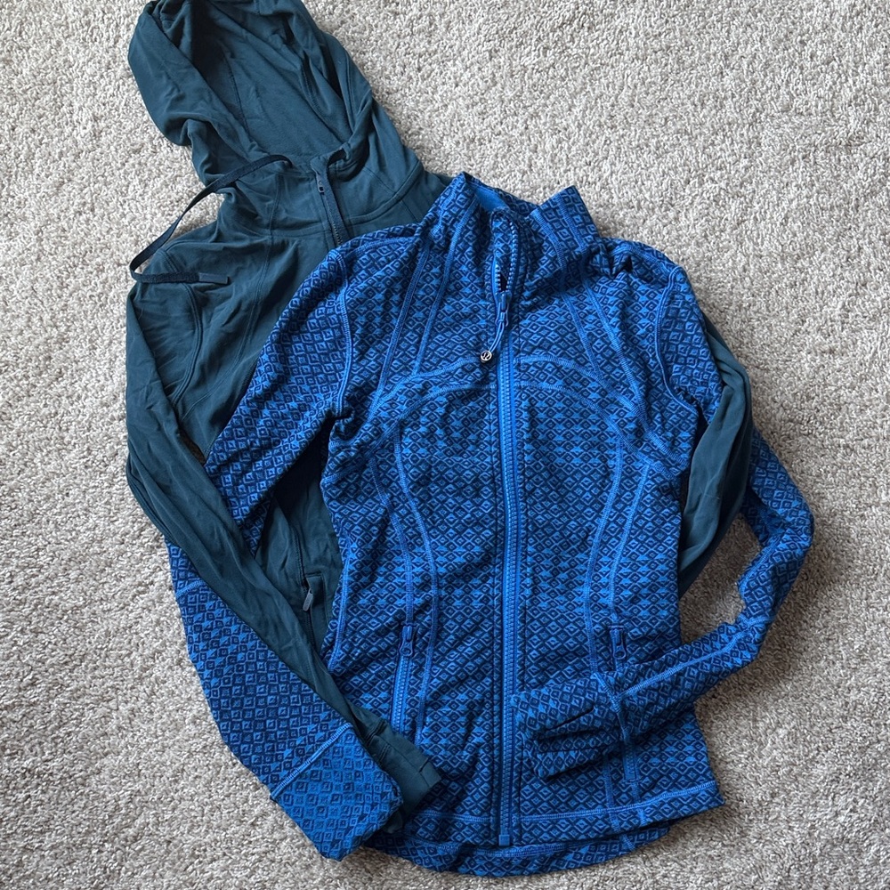 2 Lululemon jackets size 4